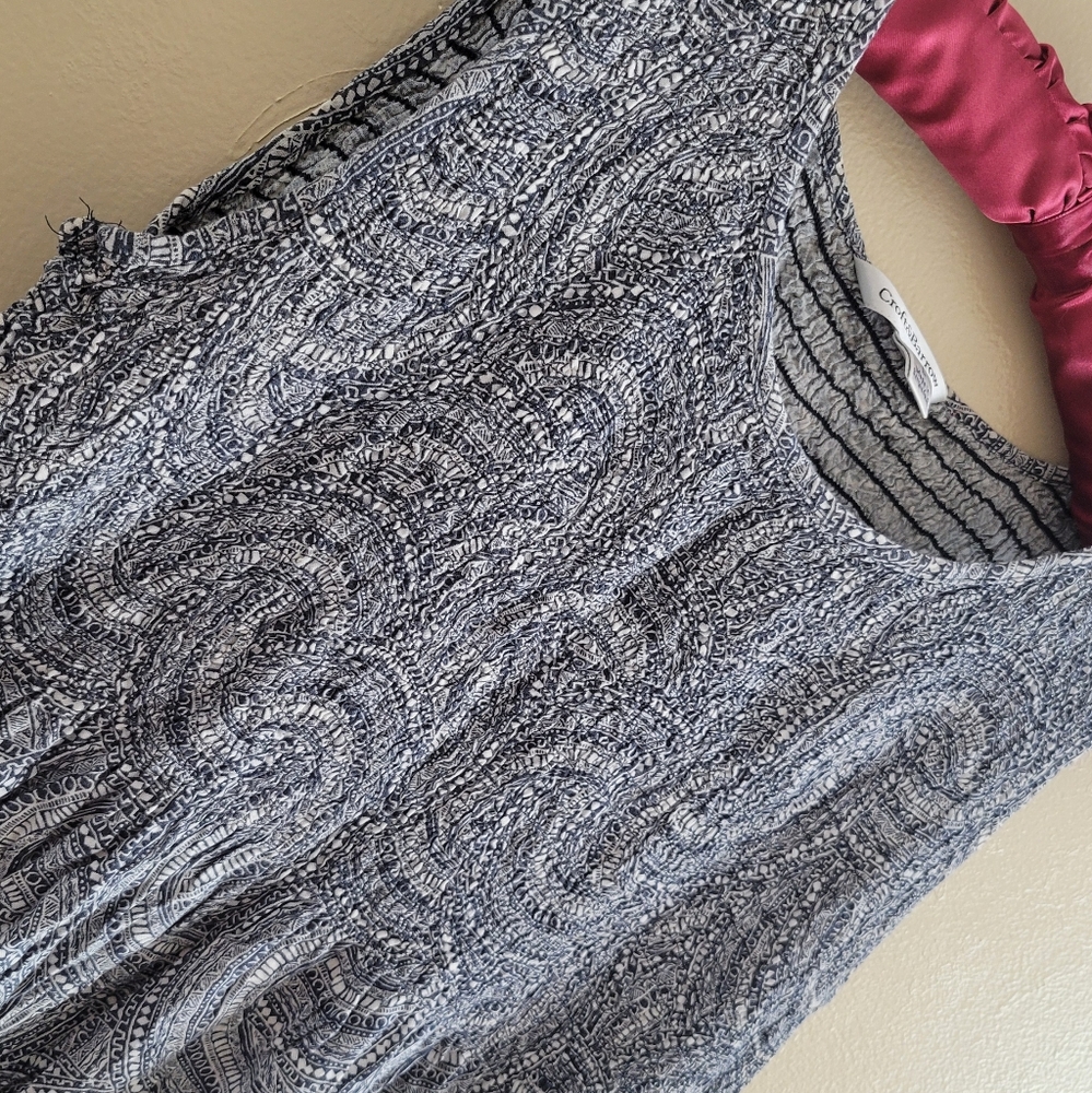 4/$15 SALE Croft & Barrow | Textured Maxi Dress Flowy Chic - Picture 2 of 6